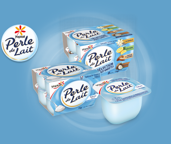 Marque Yoplait Perle de Lait