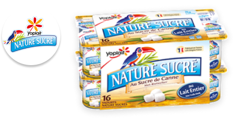 Marque Yoplait Nature Sucré